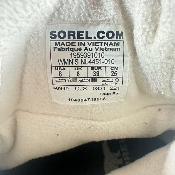 Sorel Women's Explorer™ II Carnival Cozy Boot Black/Sea Salt 8 B - Medium suede - Picture 10 of 11